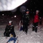 Skilager 2014 - Nachtrodeln