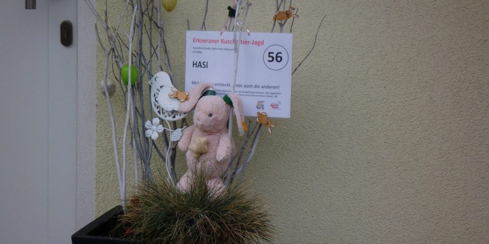 Kanu-Kids: Osterferien – Kuscheltiere in großer Auswahl gesucht und gefunden