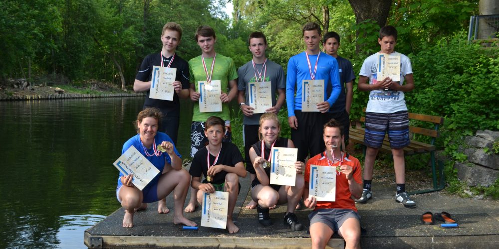 14. Kanu-Duathlon – Erkneraner Kanuten nutzen Heimvorteil – zahlreiche Podestplätze und Gewinn Mannschaftspokal