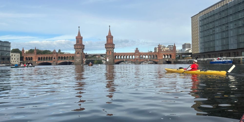 Paddeln durch die Berliner Innenstadt