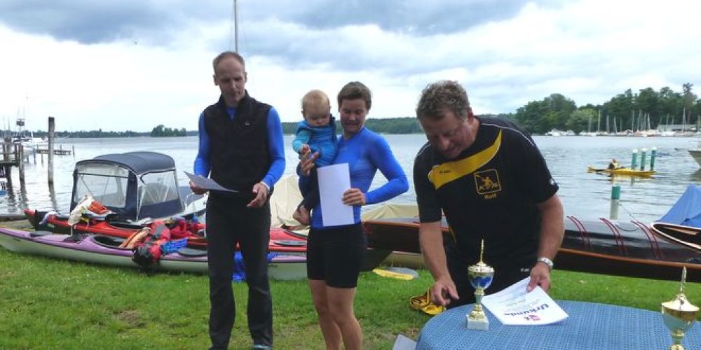 Berliner Kanu-Halbmarathon: Kanuten aus Erkner erhielten Ehrenpreise als schnellste Boote im Mix-Boot und Herren 2er